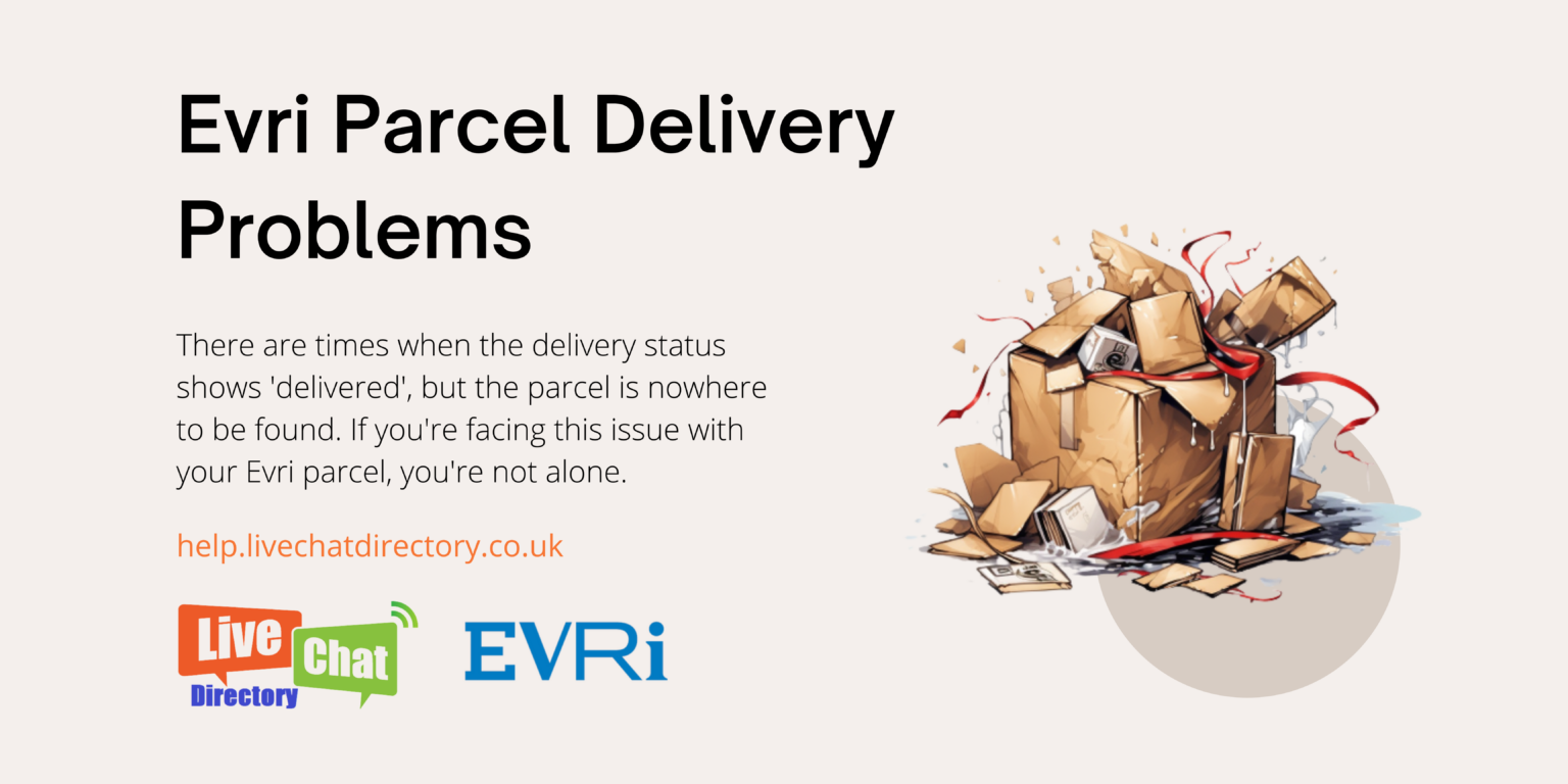 Evri Parcel Shows Delivered but I haven't Received it Live Chat Directory